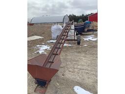 20' Conveyor on Wheels With 3/4 Hp Motor