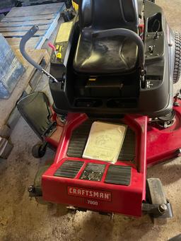 Craftsman Model ZTS7000 Riding Lawnmower with Lift