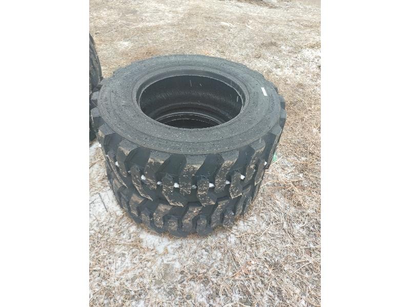 2 Brand New 10-16.5 Skid Steer Tires