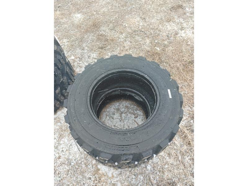 2 Brand New 10-16.5 Skid Steer Tires