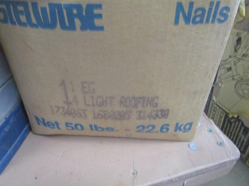 Box of 1-1/4" Roofing Nails