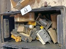 Toolbox & Assorted Electrical Components