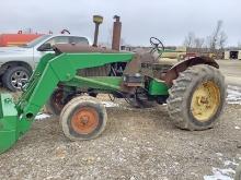 John Deere 3010 Diesel Tractor With Model 48 Loader