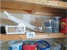 Shelf of Assorted Fasteners