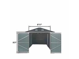 New TMG-MS1020A Metal Shed Garage 10' X 20'