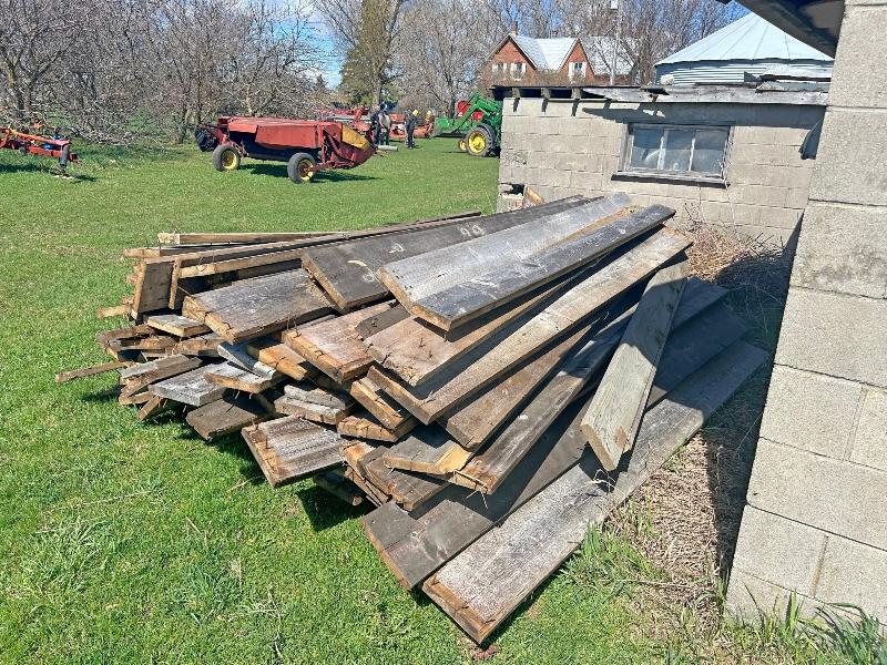 Pile of Assorted Used Lumber - Approx. 80 Boards