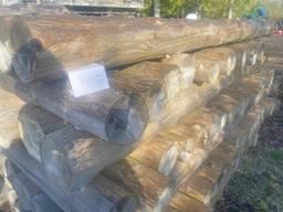 100 Peeled Cedar Posts