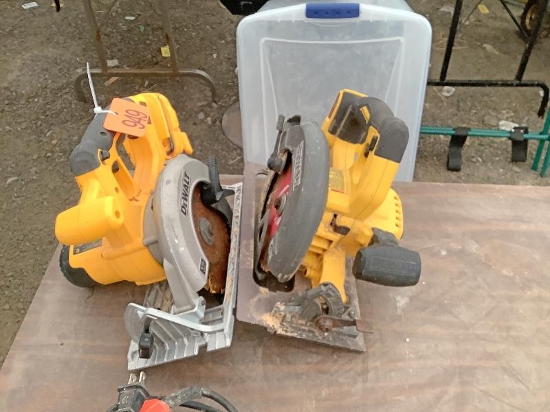 2 DeWalt Cordless Circular Saws