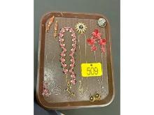 Tray of Costume Jewelry