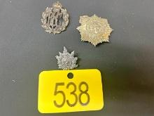 3 Military Pins