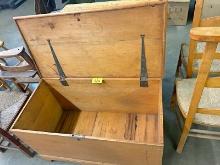 Antique Wooden Trunk