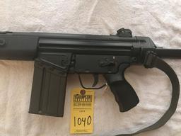 HECKLER & KOCH 91A 0.308 - SERIAL No. 056948 - FLASH SUPPRESSOR - EXPANDABLE STOCK - NYLON STRAP