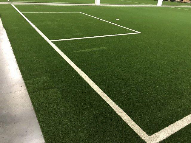 INDOOR / OUTDOOR SOCCER ATHLETIC FIELD WITH PADDING(APPROXIMATELY 120'x48')