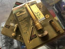 ASSORTED LED FLASHLIGHTS (NEW IN BOX)