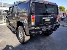 2003 HUMMER H2 - 5GRGN23UX3H146100 - BLACK - MILES 184,000+