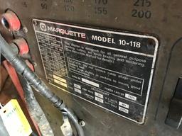 MARQUETTE 10-118 #295 ARC WELDER - SERIAL No. 66325 (LOCATED IN NORTH MIAMI BEACH, FL)