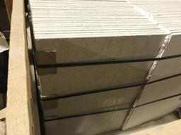 SQ.FT. - POLISHED VEIN CUT MARBLE - 16'' x 24'' x 7/16'' - 163 PIECES / 435.21 SQ.FT. (CRATE #75)
