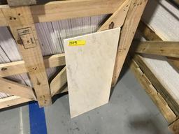 SQ.FT. - POLISHED CROSS CUT MARBLE - 12'' x 24'' x 7/16'' - 176 PIECES / 352 SQ.FT. (CRATE #106)