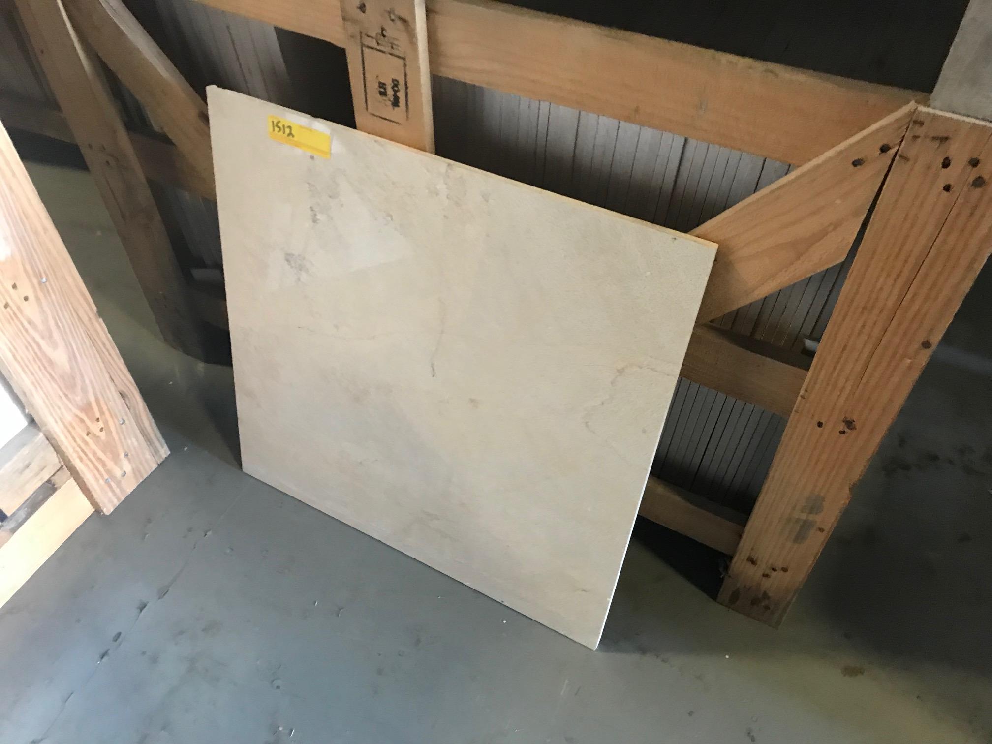 SQ.FT. - POLISHED CROSS CUT MARBLE - 24'' x 24'' x 7/16'' - 80 PIECES / 320 SQ.FT. (CRATE #125)