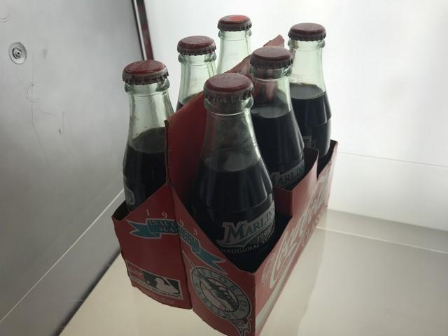 FLORIDA MARLINS INAUGURAL 1993 SEASON COCA COLA 6-PACK