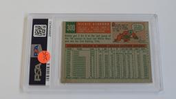 BASEBALL CARD - 1959 TOPPS #300 - RICHIE ASHBURN - PSA GRADE 3