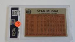 BASEBALL CARD - 1962 TOPPS #317 - MUSIAL PLAYS 21st SEASON - PSA GRADE 4