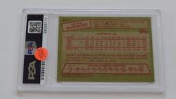 BASEBALL CARD - 1985 TOPPS #401 - MARK McGWIRE 1984 USA BASEBALL TEAM - PSA GRADE 4