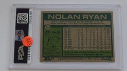 BASEBALL CARD - 1977 TOPPS #650 - NOLAN RYAN - PSA GRADE 7 NM