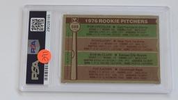 BASEBALL CARD - 1976 TOPPS #599 - ROOKIE PITCHERS / RON GUIDRY - PSA GRADE 5