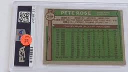 BASEBALL CARD - 1976 TOPPS #240 - PETE ROSE - PSA GRADE 5