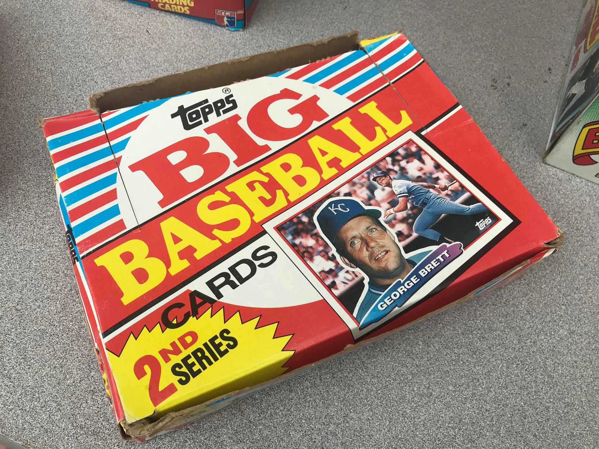 1989 TOPPS BIG BASEBALL 2ND SERIES WAX BOX