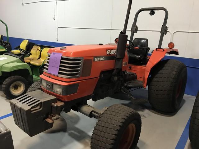 KUBOTA M4900 M490-10814 TRACTOR - 1526.9 HOURS