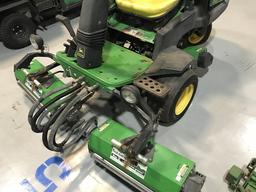 JOHN DEERE 2500 GREENS MOWER WITH TRUE-SURFACE VIBE V ATTACHMENTS - 4489 HOURS