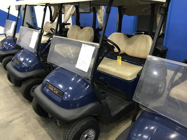 2016 CLUB CAR PRECEDENT GOLF CART WITH CHARGER - BLUE - 48V (6 MATCHING 8V BATTERIES) (CART #20) (FR