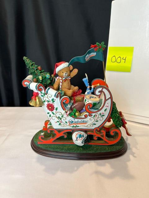 Santa's Sleigh ceramic statute done by Danbury Mint (not sure on box)