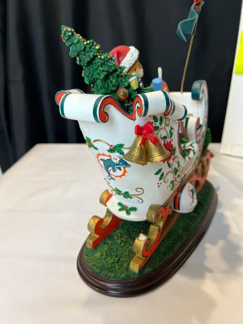 Santa's Sleigh ceramic statute done by Danbury Mint (not sure on box)