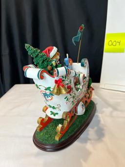 Santa's Sleigh ceramic statute done by Danbury Mint (not sure on box)