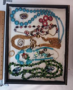 Necklace, Earring, Pin, & Brooch Lot