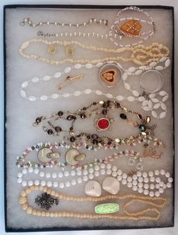 Necklace, Earring, Bracelet, & Brooch Lot