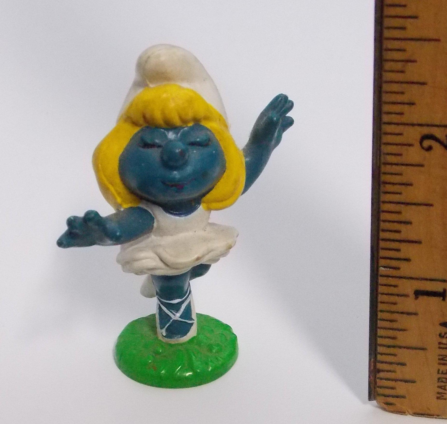 Ballerina Smurfette Vintage PVC Figurine