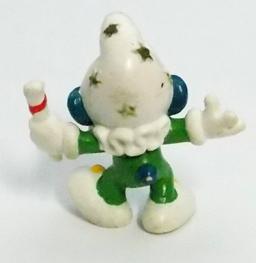 Clown Smurf Vintage PVC Figurine