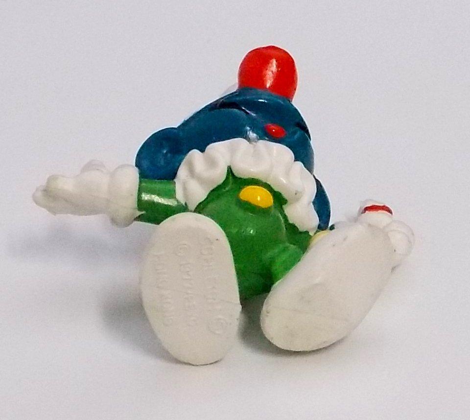 Clown Smurf Vintage PVC Figurine