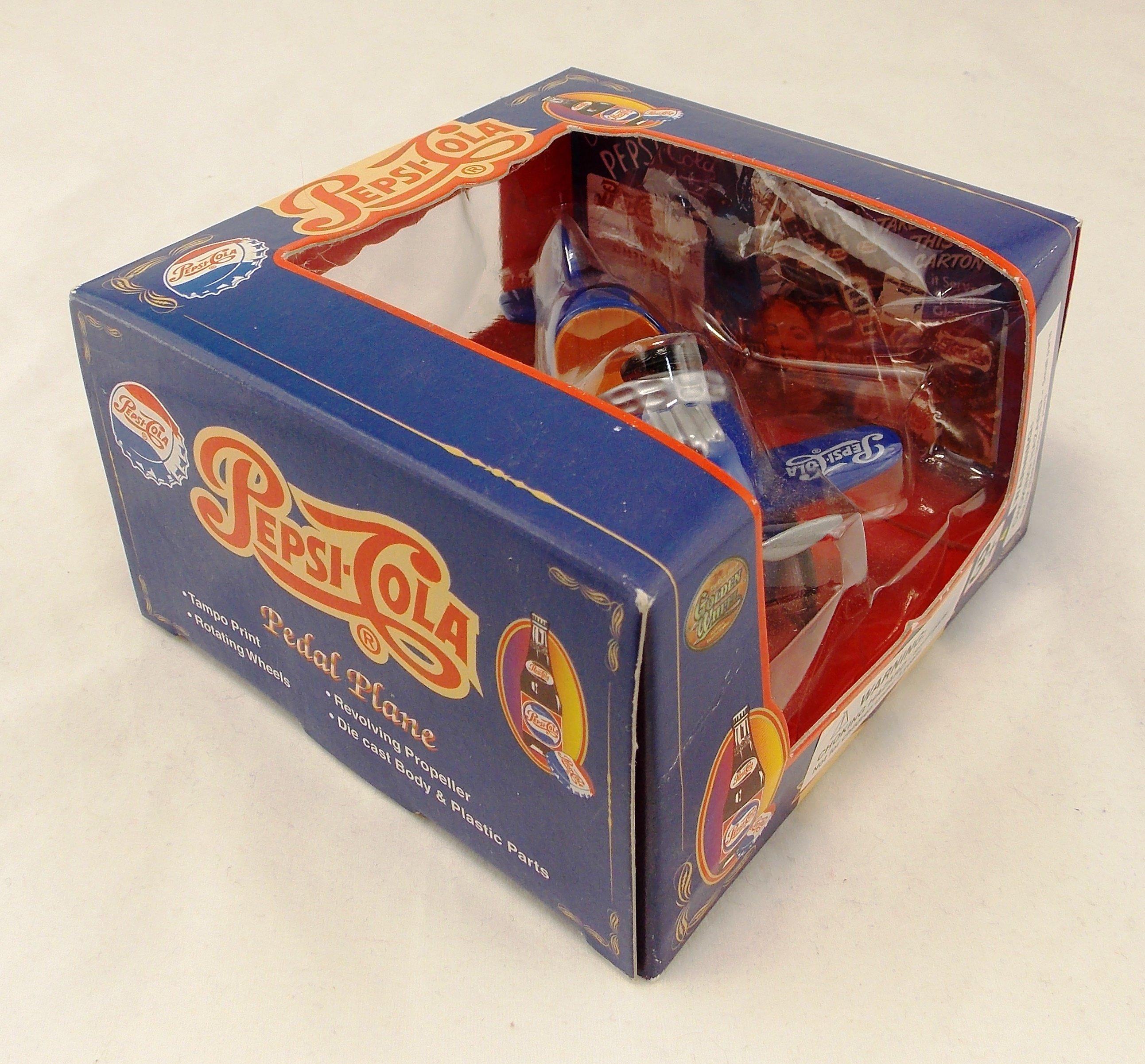 Diecast Mini Pepsi Cola Pedal Plane Toy