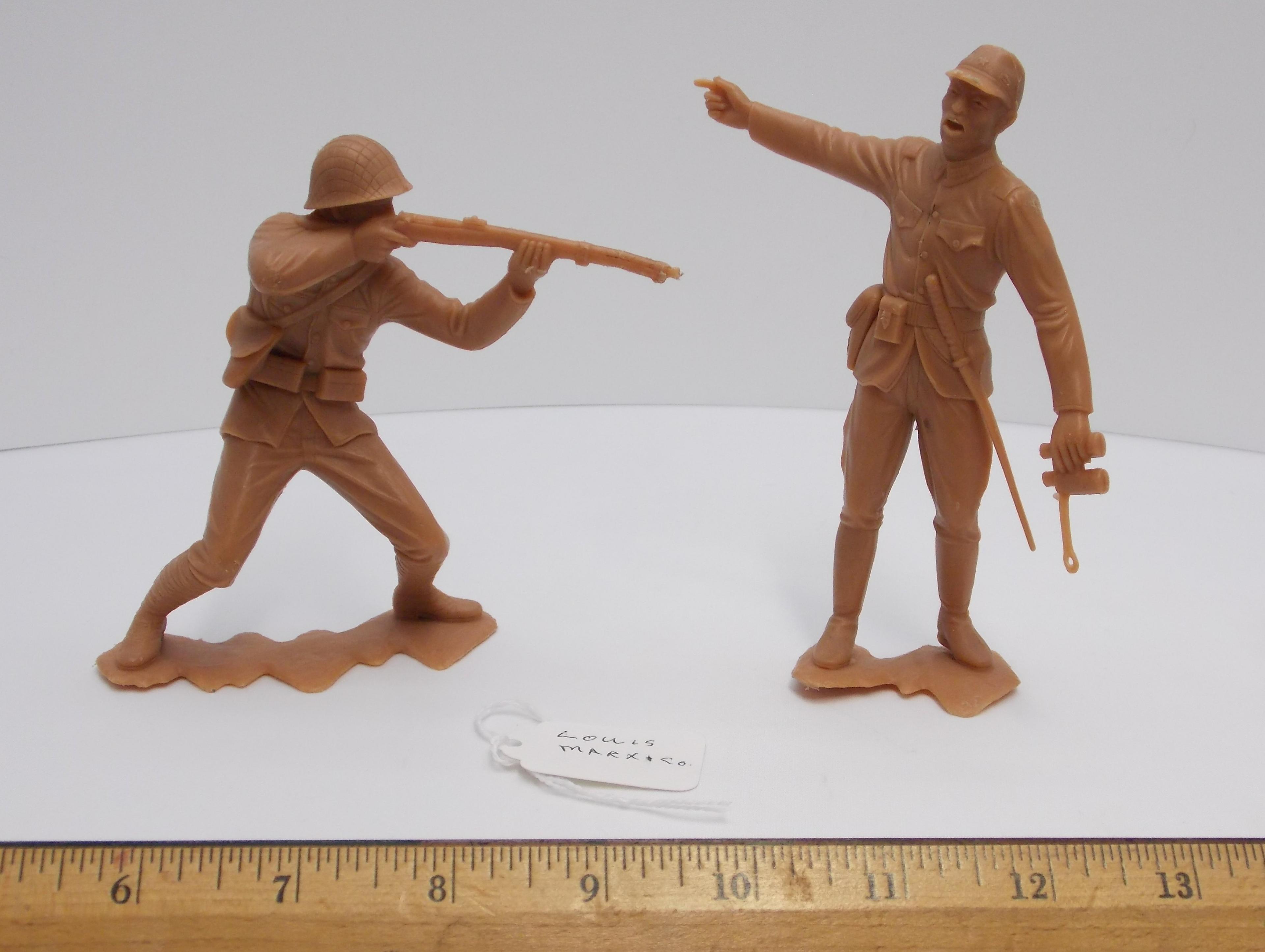 Marx Lot of Large Japanese Soldier Figures