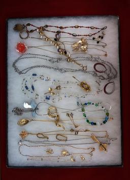 Necklace, Earring, Bracelet & Brooch Lot