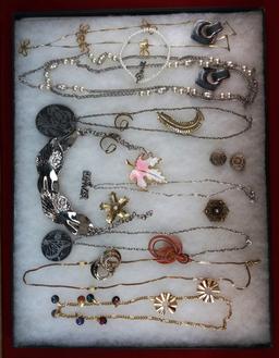 Necklace, Earring, Bracelet & Brooch Lot