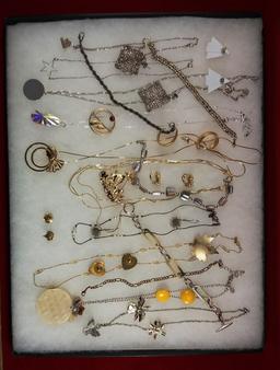 Necklace, Earring, Bracelet & Brooch Lot