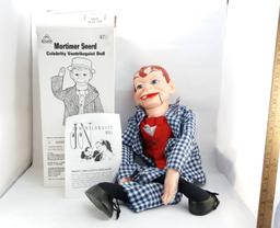 Goldberger Mortimer Snerd Ventriloquist Doll