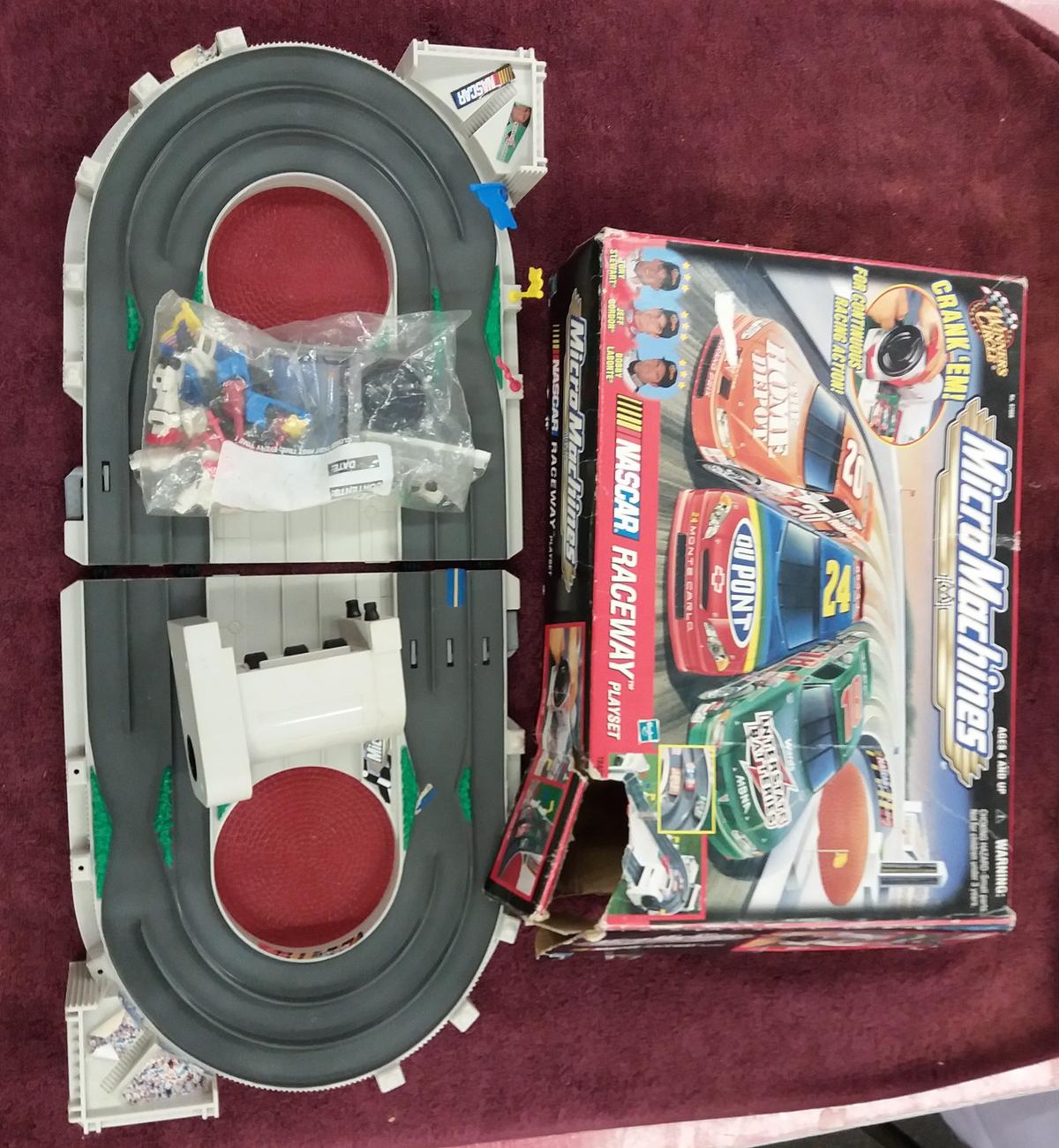 Micro-Machines NASCAR Raceway Playset