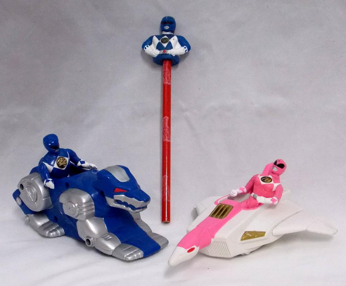 Assorted Power Rangers Toys Lot